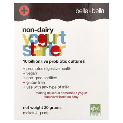 Non-Dairy Yogurt Starter, 4 Packets, (5 g) Each