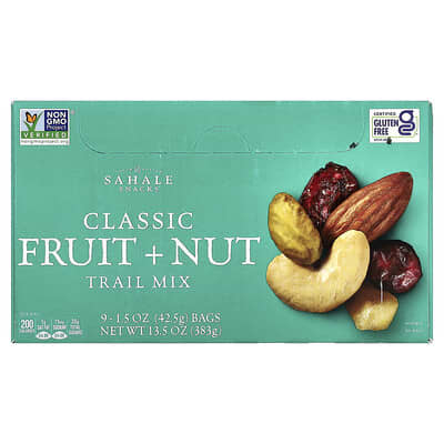 Смесь орехов и сухофруктов Classic Fruit + Nut 9 упаковок по 1.5 oz (42.5 g)