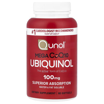 Mega CoQ10 Ubiquinol, 100 mg, 60 Softgels