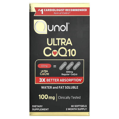 Ultra CoQ10, 60 мягких капсул