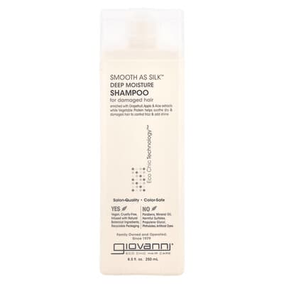 Шампунь Smooth As Silk™, глубокое увлажнение, для поврежденных волос, 8.5 fl oz (250 ml)