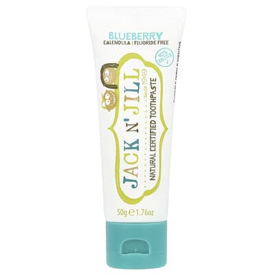 Natural Certified Toothpaste, 6 Months+, Blueberry, 1.76 oz (50 g)