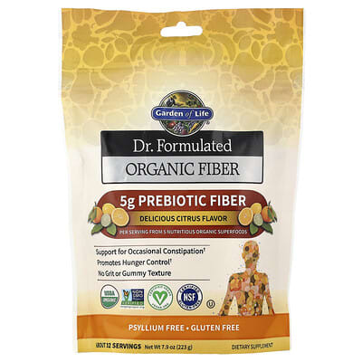 Органическое пищевое волокно Dr. Formulated, Citrus, 7.9 oz (223 g)
