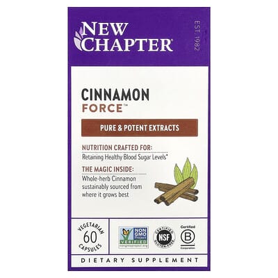 Cinnamon Force™, 60 вегетарианских капсул