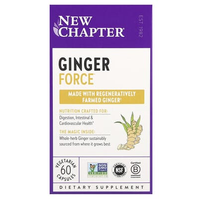 Ginger Force™, 60 вегетарианских капсул