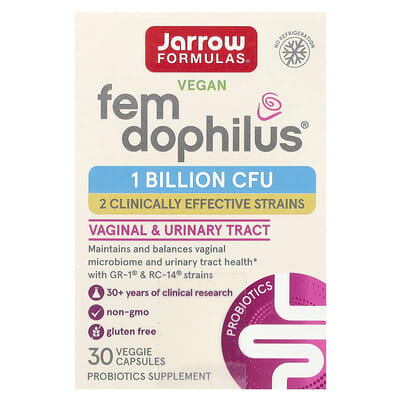 Vegan Fem Dophilus®, 1 Billion CFU, 30 вегетарианских капсул