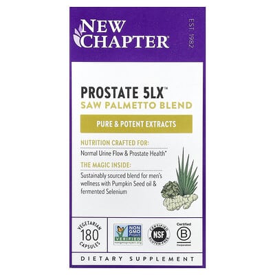 Prostate 5LX™, 180 вегетарианских капсул