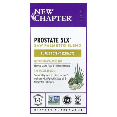 Prostate 5LX™, 120 вегетарианских капсул