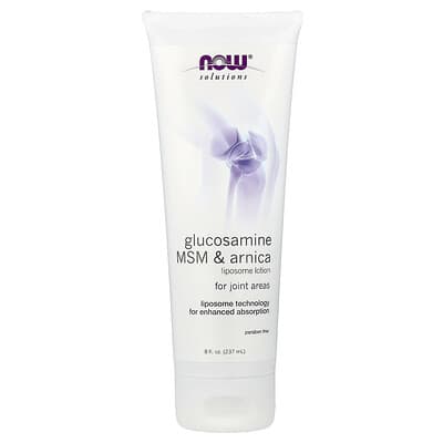Solutions, Glucosamine, MSM & Arnica, Liposome Lotion, 8 fl oz (237 ml)