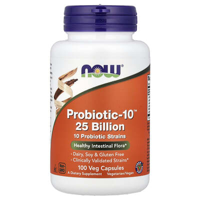 Probiotic-10™, 100 вегетарианских капсул
