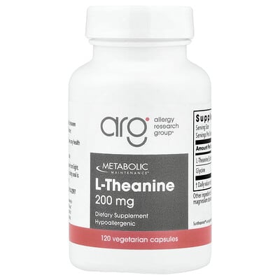 Metabolic Maintenance L-Theanine 120 вегетарианских капсул