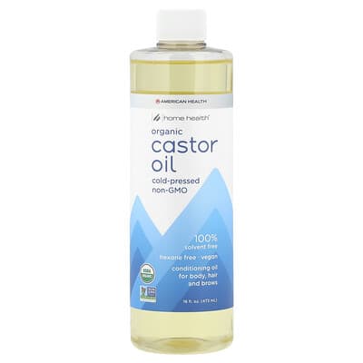 Organic касторовое масло, 16 fl oz (473 ml)