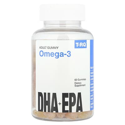 Детские жевательные витамины Omega-3, DHA + EPA, Lemon, Orange, Strawberry, 60 шт