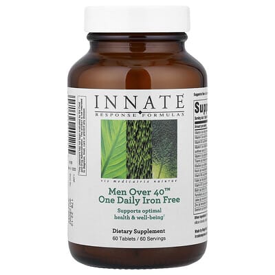 Innate Response Formulas Men Over 40™ One Daily, Iron Free, 60 таблеток