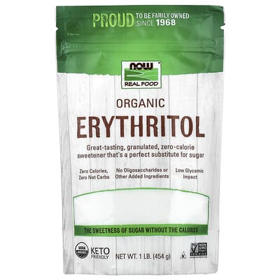 Real Food, Organic Erythritol, 1 lb (454 g)