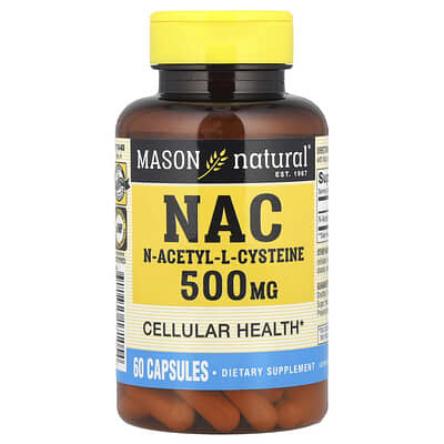NAC, 500 mg, 60 капсул