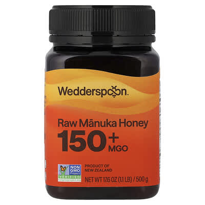 Raw Manuka Honey, 150+ MGO, 17.6 oz (500 g)