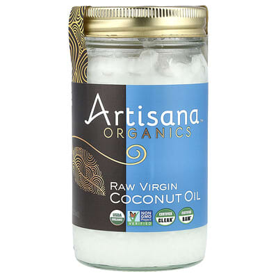 Organics, Raw Virgin Coconut Oil, 14 fl oz (414 ml)