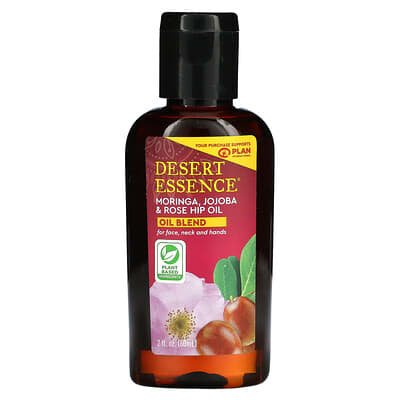 Масло моринги, жожоба и шиповника Desert Essence, 2 fl oz (60 ml)