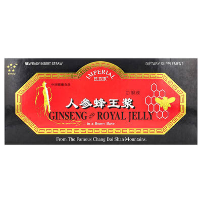 Ginseng & Royal Jelly, 10 Bottles, 0.34 fl oz (10 ml) Each