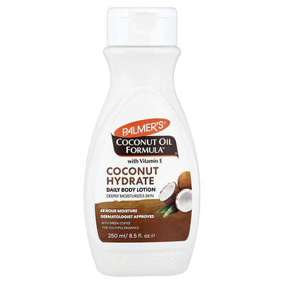 Кокосовое масло с витамином E, Coconut Hydrate ежедневный лосьон для тела, 8.5 fl oz (250 ml)