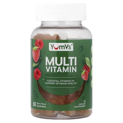 Мультивитаминные мармеладки YumVs, ягоды, 60 шт.