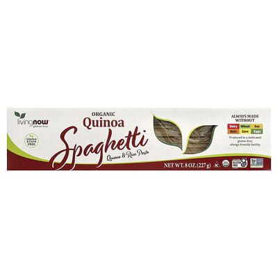 Living NOW®, Organic Quinoa Spaghetti, 8 oz (227 g)