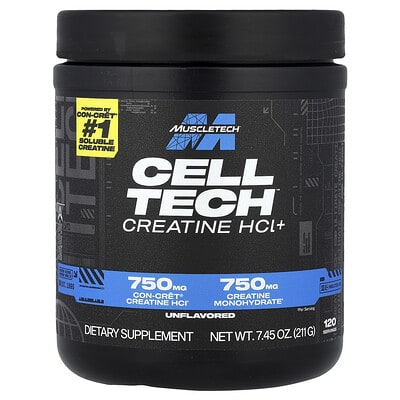 Cell Tech™ Creatine HCL+, Unflavored, 7.45 oz (211 g)