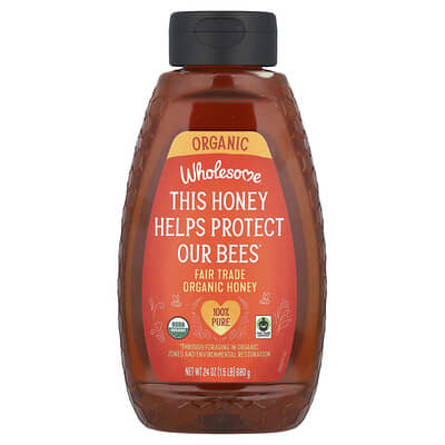 Органический мед Fair Trade Organic Honey, 680 g
