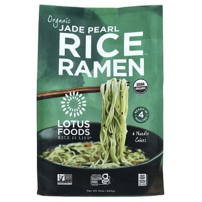 Organic Jade Pearl Rice Ramen™, 4 Noodle Cakes, 10 oz (283 g)