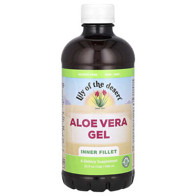 Гель алоэ вера, очищенный, 32 fl oz (946 ml)