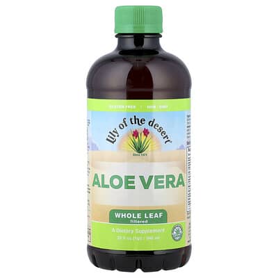 Сок Aloe Vera, цельный лист, фильтрованный, 946 ml
