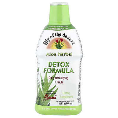Lily of the Desert Алоэ травяное, детокс-формула, 32 fl oz (960 ml)