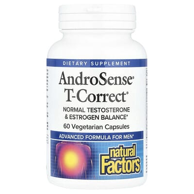 Natural Factors AndroSense® T-Correct, 60 вегетарианских капсул