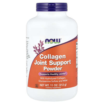 NOW Foods порошок коллагена для поддержки суставов, 11 oz (312 g)
