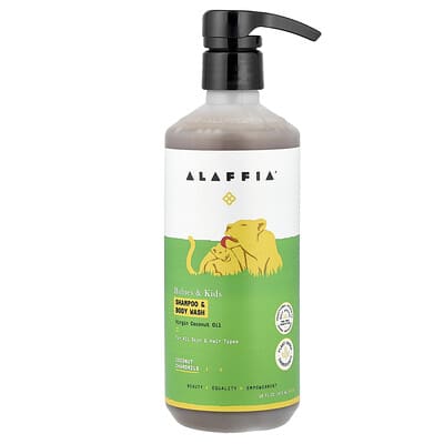 Babies & Kids, Shampoo & Body Wash, Coconut Chamomile, 16 fl oz (473 ml)