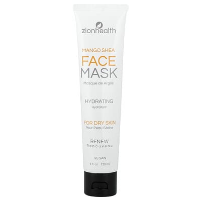 Очищающая маска для лица Zion Health Mango Shea для сухой кожи, 120 мл