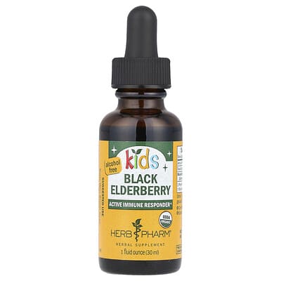Детская черная бузина, без алкоголя, 1 fl oz (30 ml)