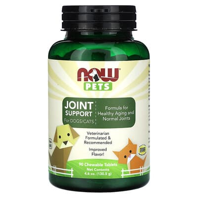 Поддержка суставов для собак/кошек Pets, 90 жевательных таблеток, 4.6 oz (130.5 g)