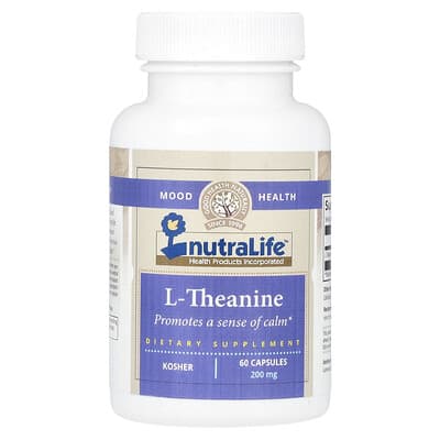 L-Теанин, 200 mg, 60 капсул