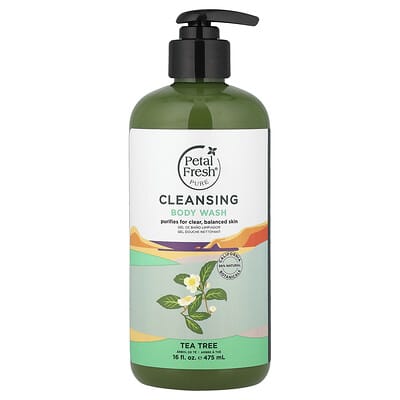 Petal Fresh Очищающий гель для душа Tea Tree, 16 fl oz (475 ml)