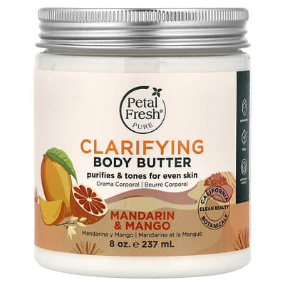 Clarifying Body Butter, Mandarin & Mango, 8 oz (237 ml)