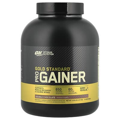 Gold Standard® Pro Gainer, двойной шоколад, 5.09 lb (2.31 kg)