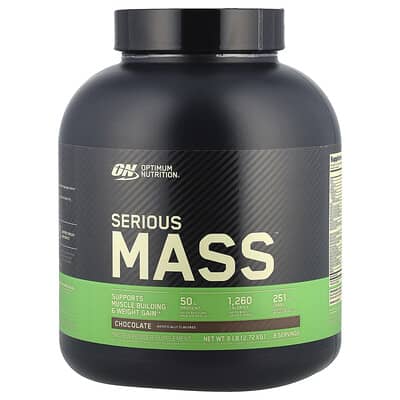 Serious Mass™, шоколад, 6 lb (2.72 kg)