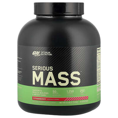 Serious Mass™, клубника, 6 lb (2.72 kg)
