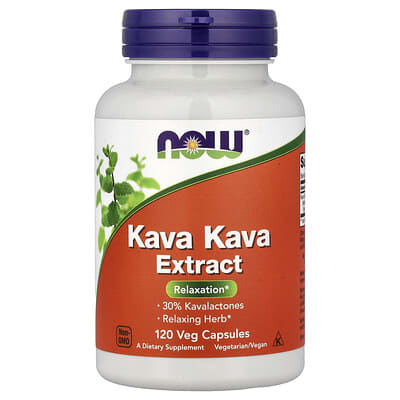 Kava Kava Extract, 120 Veg Capsules (250 mg per Capsule)