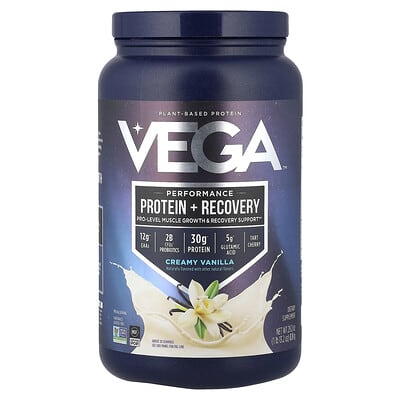 Протеин Vega Performance Protein + Recovery Vanilla 828 g