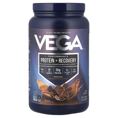Vega растительный протеин Performance Protein + Recovery, Mocha, 812 g