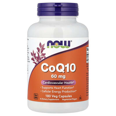 CoQ10, 60 mg, 180 вегетарианских капсул