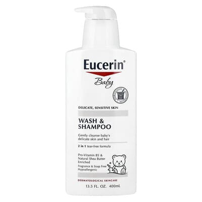 Детский шампунь и гель для душа, без отдушек, 13.5 fl oz (400 ml)